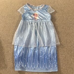 5/$15- Elsa Blue Glitter Princess Dress
